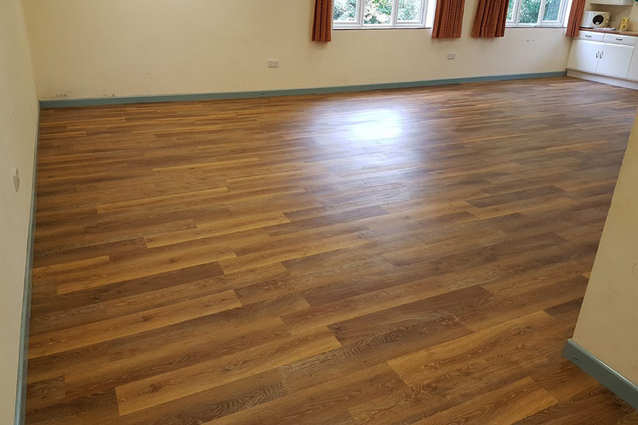 Stoborough village hall in Warehan with new Classic Limed Oak Karndean flooring installed by UK Tiles Direct
