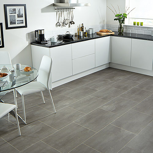 Buy Mid Grey Stone Effect Karndean Urbus Vinyl Floor Tiles